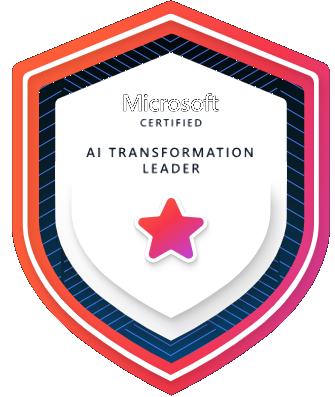 Microsoft Certified: AI Transformation Leader badge